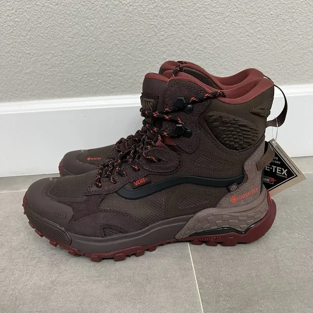 Vans Crestline Gore Tex MTE Mens 9 Hiking Boots Chocolate Brown Outdoor Shoes